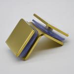 Stainless steel glass to glass 90 degree connector clamps, material SS304,