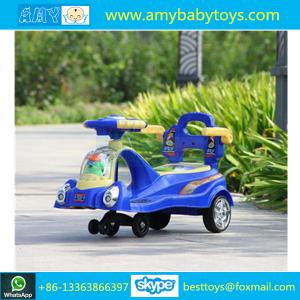 2016 Chinese Best Selling Good Quality Plastic Music Mini Car Toys Kids Magic Car Kids Swing Car Auto Cars