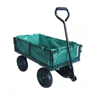 Wholesale Outdoor Heavy Duty Steel Mesh Tool Cart with Environmental Protection Powder Coating from china suppliers