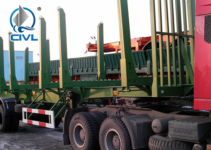 3 x13t Fuwa Semi Trailer Trucks Log Transport Semi Trailer / Wood Transport