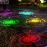 Solar Powered Outdoor Lanterns PS Material Garden Solar Lamps