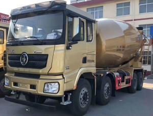 Wholesale 380HP Concrete Mixer Truck SHACMAN X3000 8x4 Concrete Mixer Vehicle Gold from china suppliers