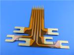 Single Layer Flexible Printed Circuit on Polyimide with 2oz Copper Yellow