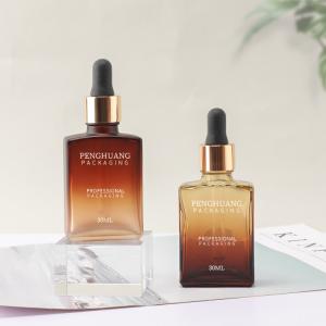 Wholesale Rectangle Serum Glass Dropper Bottles For Essential Oil Perfume 1.01oz from china suppliers