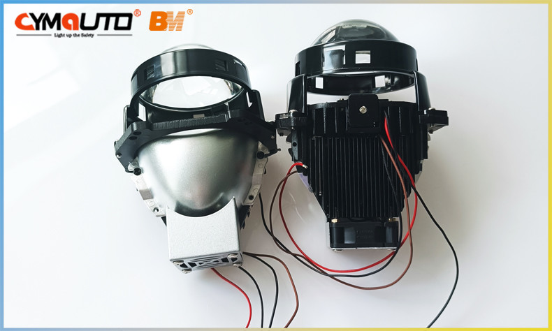 Universal Car Mini Bi Xenon Projectors Lens 2 Cores 3.0 Inch
