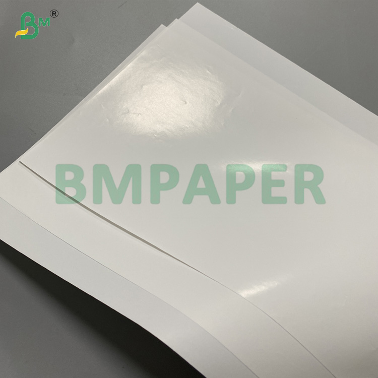 70g 80g C1S Gloss White Paper For Making Labels 1020mm Reel Width