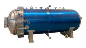 Wholesale 10mm 12mm 14mm Custom Rubber Vulcanization Autoclave Air Cooled Pressure Autoclave PLC Control from china suppliers