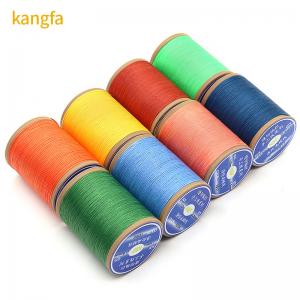 China Plastic Cone 57g 150D/16 0.8MM Durable Wax-Coated DIY Sewing Thread for Leather Repair on sale