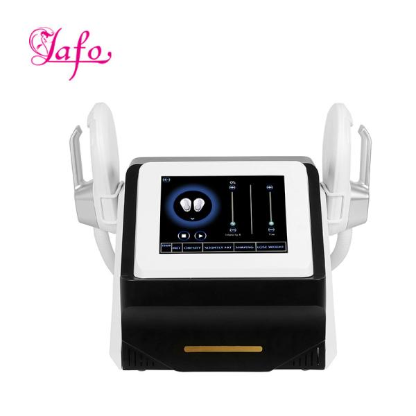 portable Non-invasive 2 handles 4 handles muscle stimulator hiemt device / HIEMT