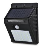 Water Resistant IP65 Solar Powered LED Wall Light , 20 LEDs Garden Security