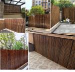 150cm Nature Colored Decorative Bamboo Fence For Garden Backyard Border