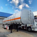 Heavy Duty Carbon Steel Custom Fuel Trailers 45000 Liters