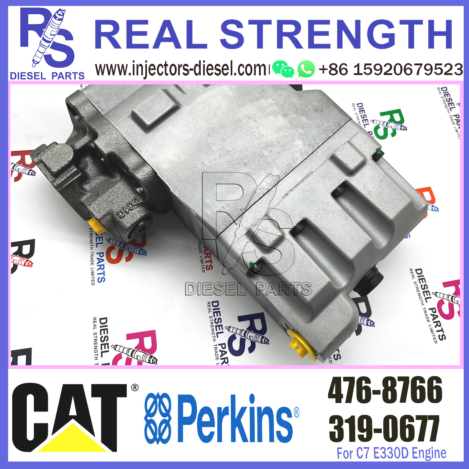 Diesel Engine CAT C7 Fuel Injection Pump 476-8766 rebuilt Actuation pump 4768766 for Excavator E325D E329D E336D