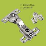 one way cabinet door hinge 26mm cup hinges with Nickel finish