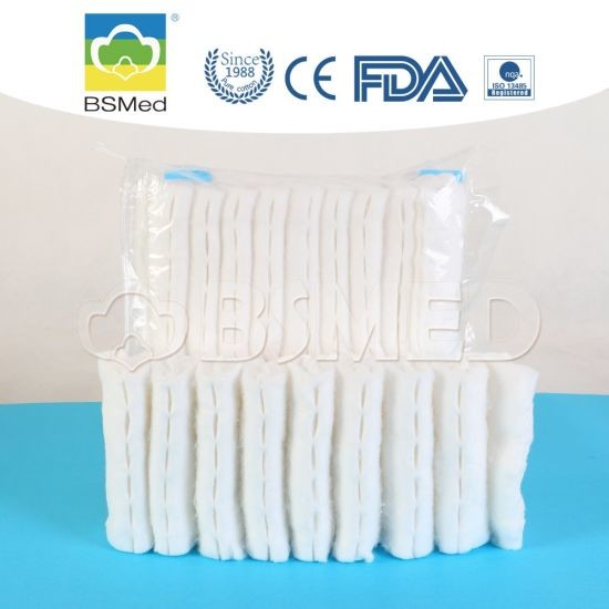 Medical Zig Zag Cotton Pad Custom Size 250g / 500g For Hospital / Clinic