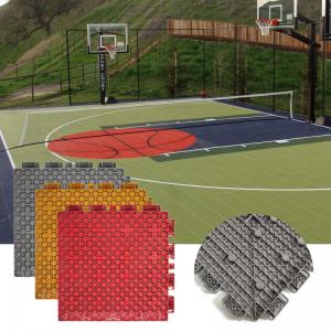 Wholesale Modular PP Interlocking Sport Floor Tiles Outdoor Tennis Pickleball Basketball Court Flooring from china suppliers