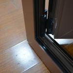 Black Aluminum Folding Doors Low E Glass Waterproof Bifold Doors Black Aluminium
