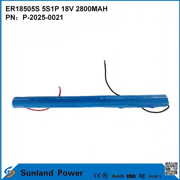 ER18505S 5S1P 18V 2800MAH BATTERY