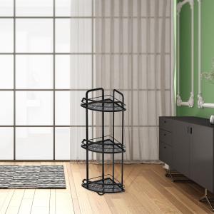Wholesale Versatile Iron Wire Rack for Household Bathroom Corner Storage and Storage Holders Racks from china suppliers