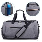 Oxford Custom Sports Bags Big Capacity Classical Grey Gym For Man Woman