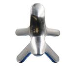 Aluminum finger brace blue color finger splint with foam S M L size for sale