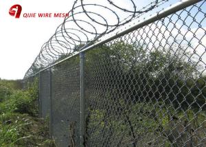 Wholesale Hot Dipped Galvanized 6 Foot Chain Link Fence Cyclone Wire For Rural Fencing from china suppliers
