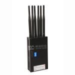 6 Antennas High-power Portable 3G/4G (LTE+WIMAX) Cell Phone Jammer+wifi jammer