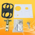 High Security Keyless Hotel Card Reader Door Locks , Card Activated Door Locks