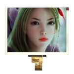 Hard Coating 8inch Industrial TFT Display 800x600 Dots 24-Bit RGB 50 Pins