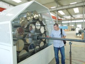 Wholesale PE Plastic Processed Pre Insulated Pipe Production Line with Extrusion Molding Machine from china suppliers