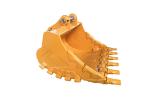 Strength Yellow/Black Excavator Rock Bucket Q355 NM400 Hardox400 280-4300kg
