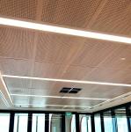 16/16/6mm Conference Hall Perforated Acoustic Panel Soundproof Wall Interior