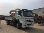 Sinotruk Heavy Duty Euro 2 HOWO 6x4 truck mounted crane