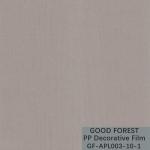 Tasteless PP Decorative Film Degradable Pure Color Series Wooden Thorn Grain