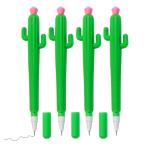 Comfortable Holding Smooth Writing Gel Pen 0.5mm Cactus Silicone Neutral Pen