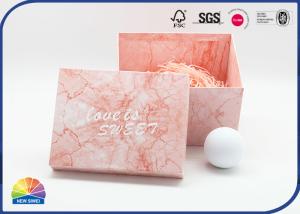 Wholesale E CCNB Marble Texture Printed Birthday Gift Box Matte Sturdy Paper Box from china suppliers