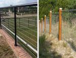Standard Export Dimension Welded Wire Mesh Fence Black Colour
