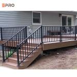 Black Garden Aluminum Balustrades Fencing Aluminium Stair Handrail