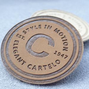 China Garment Embossed Leather Patches on sale
