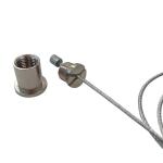Aircraft Cable Gripper Suspension Hanging Kit Steel Wire For Signage Display