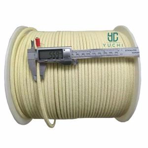 Wholesale Tamglass temper machine use 5.5*5.5mm Aramid Kevlar ropes from china suppliers