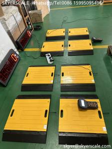 Wholesale Digital Static Dynamic Portable Axle Car Weighing Scale System Weigh Pad Wheel Weigher 80 Ton from china suppliers