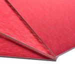 1220mm Brushed Aluminum Composite Panel Impact Corrosion Resistant