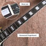 Custom LP electric guitar with ebony fretboard with mahogany body and neck