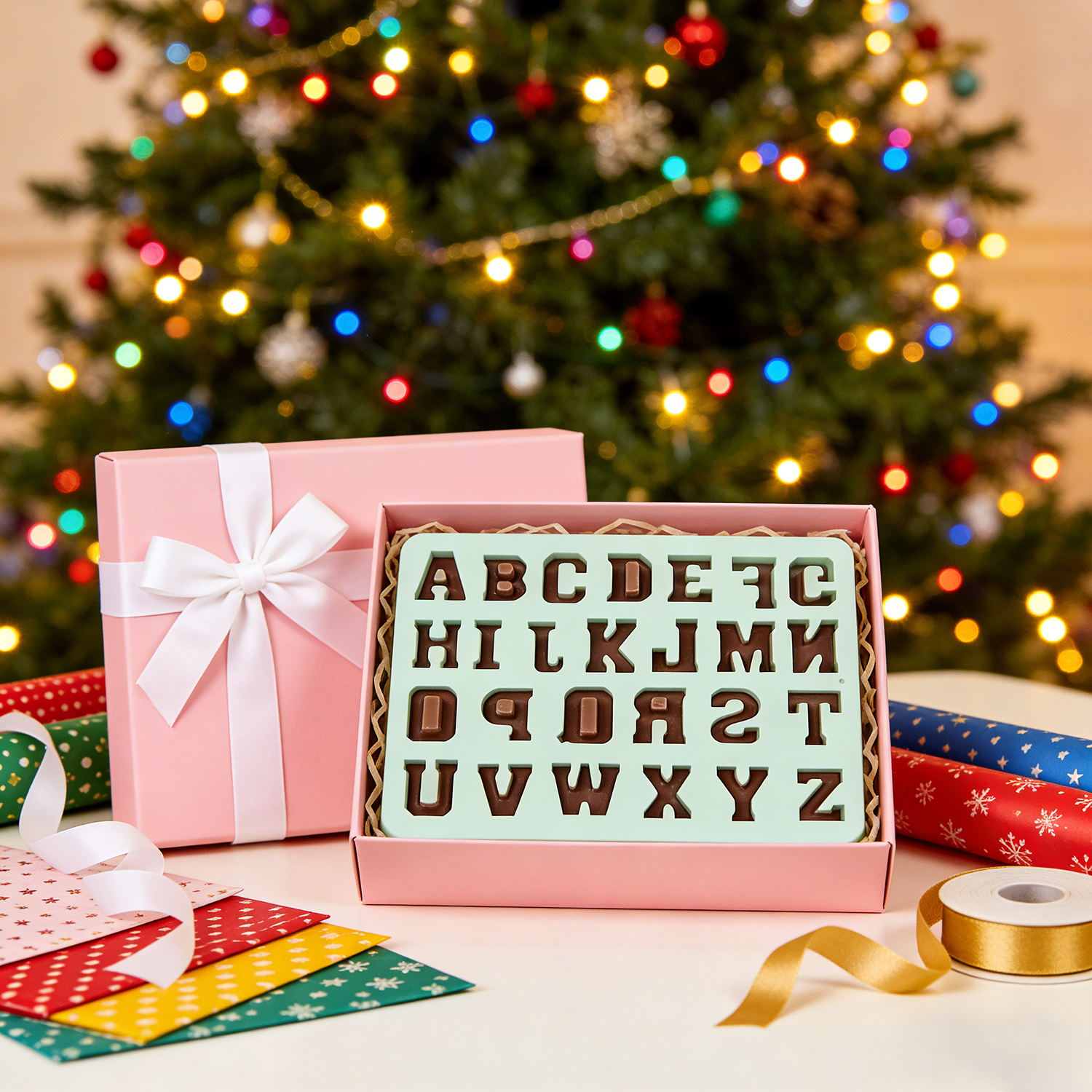 20.7 14.9 1.8cm Eco Friendly Silicone Mold Lowercase Letters Number Design Cake Pops Cookies Candy Ice Cube Plaster Casting