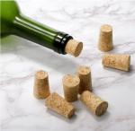 Natural Wine Cork Conical Bottle Stopper Custom Size For Champagne Bottle