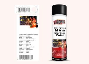 Wholesale AEROPAK with ROHS 500ml Underground Mine Marking Spray Paint plastic white for rock from china suppliers