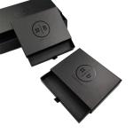 Luxury Black Magnetic Sealing Gift Box with Matte Finish and Paperboard Material
