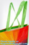 Eco Friendly Tote Shopping Carry Fabric PP Laminated Recyclable Woven Bag,
