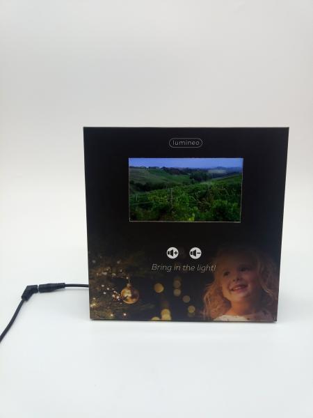 7 inch LCD advertising video player for retail,merchandising video display for
